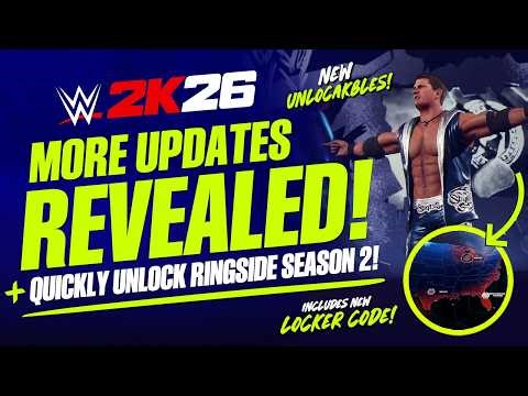 WWE 2K26: New Updates Found!, Quick RXP Tutorial, Locker Code, New Personas, World Tour & More!