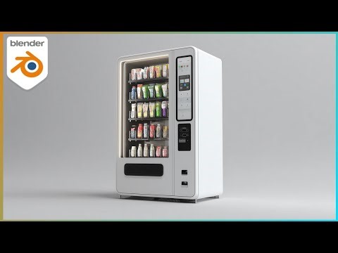Creating a Vending Machine in Blender