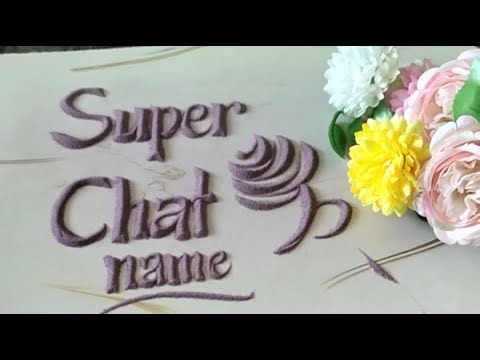 LIVE Sand Name Writing ✨ | Your Name on Sand Art | Live Drawing