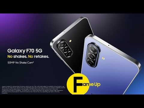Galaxy F70 5G I No shakes. No retakes. | Samsung