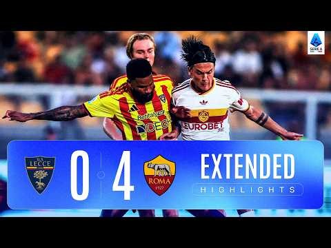 LECCE-ROMA 0-4 | EXTENDED HIGHLIGHTS | SERIE A 2026/27