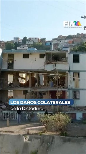 Casas destruidas, así los daños colaterales de la dictadura Venezolana