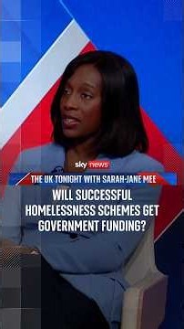 Will successful homelessness schemes get government funding? | The UK Tonight with Sarah-Jane Mee