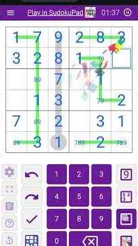 Soothing 6x6 Sudoku Solve 07 (Variant Lesson: German Whispers)
