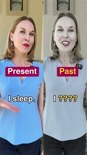 Present Tense vs Past Tense in English #ESL #IELTS #grammar