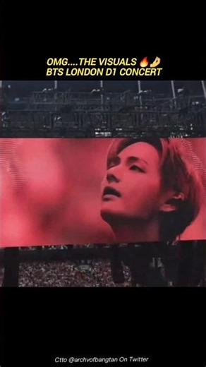 THE VISUALS BTS LONDON D1 CONCERT