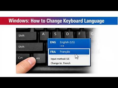 How to Change Keyboard Language on Windows