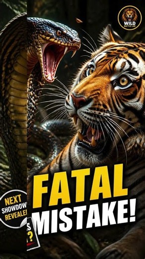 King Cobra vs Tiger… The Tiger Made ONE Fatal Mistake!