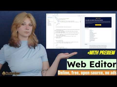Free Online Web Editor: HTML, CSS & JS Code Editor with Live Preview for static sites (open source)