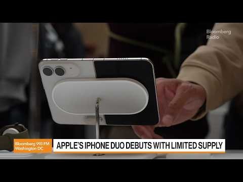 Apple’s $2,000 iPhone Duo Debuts With Limited Supply