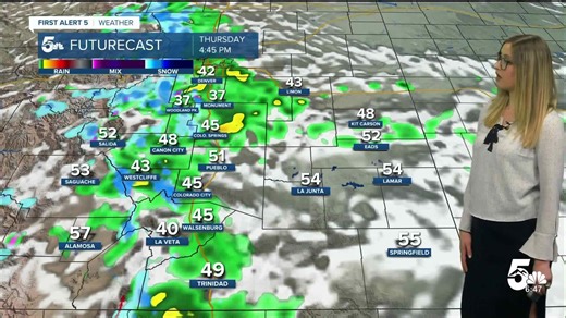 A cloudy, cool, and wet Thursday is ahead, with winter alerts for the mountains