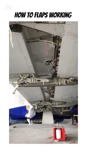 How to aircraft flpas working #aviation #flaps #airplane