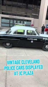Cleveland police museum police car exhibit