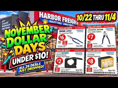 🚨 Harbor Freight Just LEAKED Their Dollar Days Sale! 24 Deals You Need to SEE!