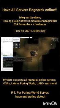 OpenKore Ragnarok All server's GNJOY servers, Latam, OSRO, PoringWorld,UARO,Landverse, TWRO,Classic