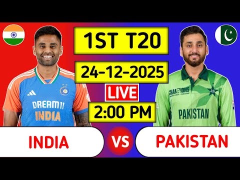 India Vs Pakistan 1st T20 Live Score - Part 1