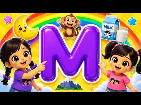Letter M Song for Kids 🔤 ABC Phonics Song | Ori and Sy