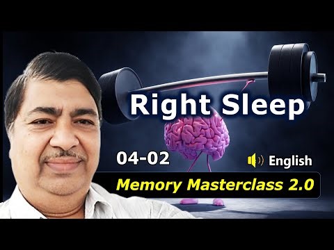 [04-02] Right Sleep for better memory, REM vs Non-REM #sleep #sleepforhealth
