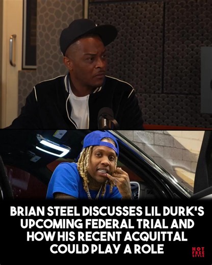 Brian Steel explains how double jeopardy could play a role in Lil Durk’s upcoming federal trial During a conversation with T.I., the attorney discussed how Durk’s acquittal on certain charges could impact the remaining counts in his federal case. Steel pointed to a legal principle known as collateral estoppel, which falls under double jeopardy protections and can prevent prosecutors from relitigating specific issues that a jury has already decided in a defendant’s favor. He expressed hope that t
