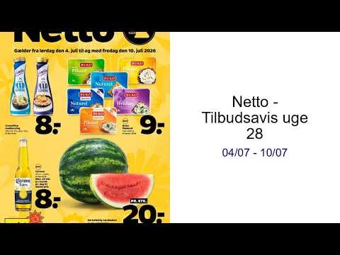 Netto - Tilbudsavis uge 28 04/07 - 10/07