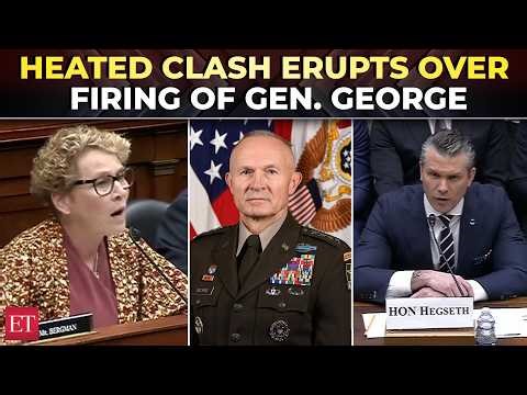 'Answer the question': Houlahan confronts Hegseth for firing Gen Randy George in dramatic exchange