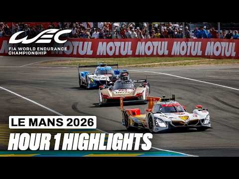 First Hour Highlights | 24 Hours of Le Mans 2026 | FIA WEC