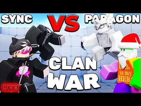 SYNC VS PARAGON | CLAN WAR IN RIVALS.. (LIVE)