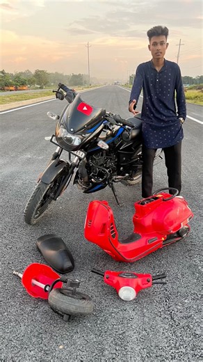 GT 6T Pulser Bike And amar Laal Vaspa Scooter Review and Testing