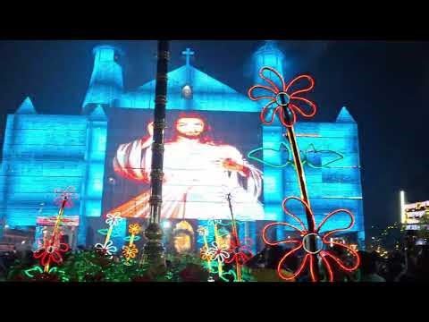 Projection Mapping Light & Sound Show | ലൈറ്റ് & സൗണ്ട് ഷോ | St. Lazar's Church, Kottapadi