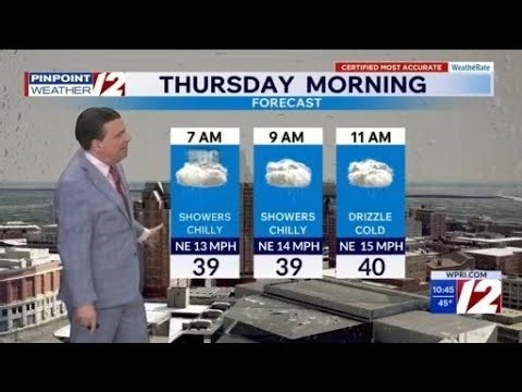 WPRI 12 Weather Now 4/1/26 Damp Raw Chilly Thursday