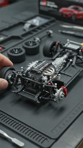 Building The Legendary Toyota GR Supra RC Kit | Full Tamiya Assembly