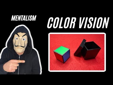 Color Vision Cube: Mentalism Trick Tutorial 🪄