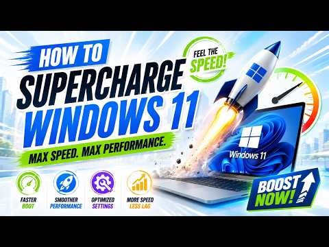 How to SPEEDUP Windows 11 - Fix LAGGING (5 Simple STEPS)