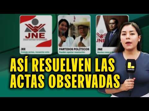 Audiencias ya empezaron para actas observadas: Así se definirán últimos votos de segunda vuelta