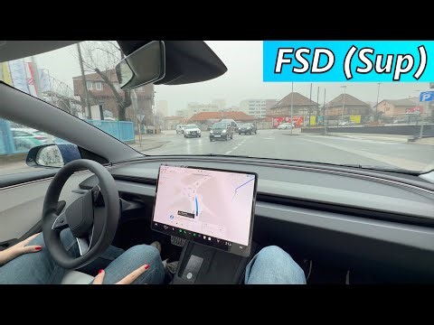 Tesla FSD (Supervised) vs Zagreb traffic part I