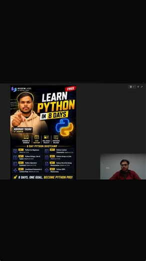 Learn python in 8 Days