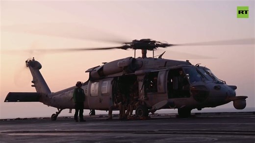 US ATTACKED Iranian oil tanker in Strait of Hormuz, Iranian forces fired back — 'military official' to IRIB'Enemy units came under Iranian missile fire, forced to flee after suffering damage'CENTCOM footage of US forces 'patrolling intl waters'