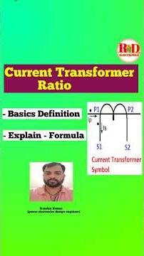 Current Transformer (CT) Ratio Calculation #CTRatio #ElectricalEngineering #Electronics