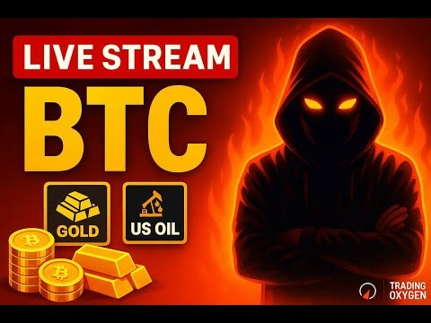 BTC ,Gold & USOIL Live Stream 3rd Feb 2026| Trading Oxygen #btc #eth #gold #livetrading #usoil
