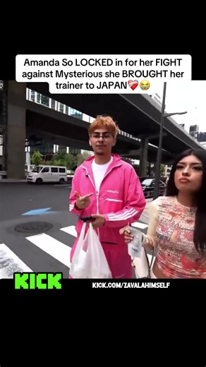 Amanda So LOCKED in for her FIGHT against Mysterious she BROUGHT her trainer to JAPAN❤️‍🩹😭#zavala #fyp #amanda