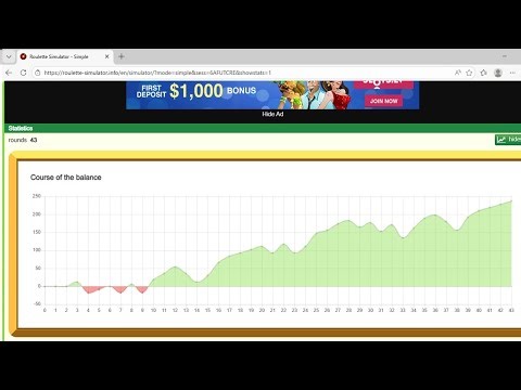 Roulette Strategy by Darren