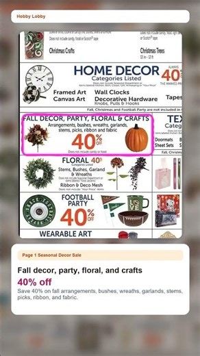 Hobby Lobby Weekly Ad (10/11/26 - 10/17/26) Top 5 Deals #shorts