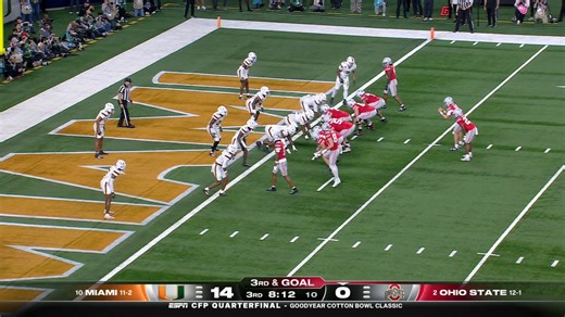 Bo Jackson opens up the scoring for the Buckeyes 💪 Watch the Goodyear Cotton Bowl Classic on ESPN and the ESPN App | ESPN