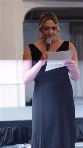 No one saw this coming 😲 #weddinginspo #bridesmaids #funnyvideos #weddingspeech #maidofhonor