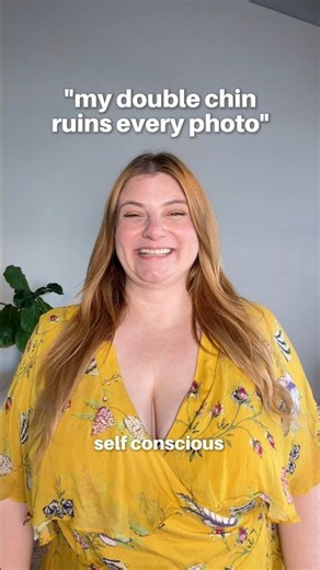 Hide a DOUBLE CHIN in Photos 📸 #howtopose