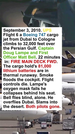 How 81,000 Lithium Batteries DOWNED a Boeing 747 — UPS Flight 6, Dubai 2010