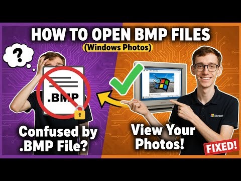 How to Open BMP Files (Windows Photos)