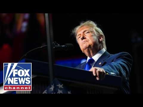 President Donald Trump delivers remarks at Kansas campaign rally