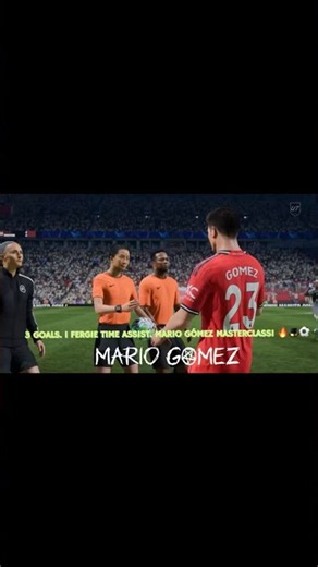 3 GOALS. 1 FERGIE TIME ASSIST. MARIO GÓMEZ MASTERCLASS! 🔥🎩⚽