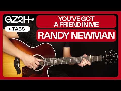 You've Got A Friend In Me Guitar Tutorial Randy Newman Lesson |Fingerpicking + Strumming|